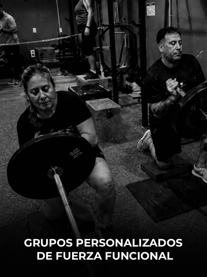Entrenamiento en grupos personalizados de fuerza funcional