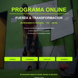 Programa Online — Fuerza & Transformación